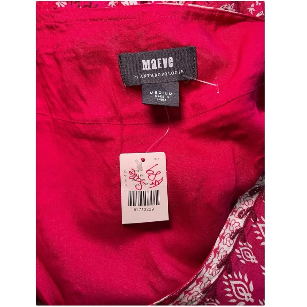 Maeve Isabel Floral Embroidered Pink Dress - Picture 10 of 11